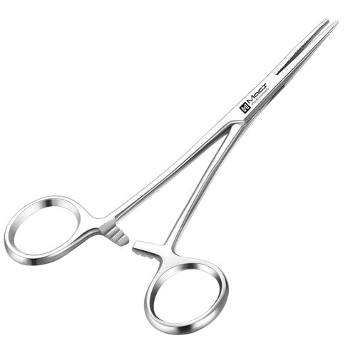 Macs Kelly Forceps – 5.5 Inch Straight Hemostat Clamp – Stainless Steel Locking Forceps with Serrated Jaws for Training, Veterinary, First Aid, Crafts & Fishing in Saudi Arabia