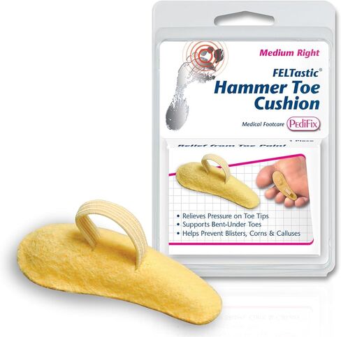 PediFix Hammer Toe Cushion Felt 3/Pack Medium Right in Saudi Arabia