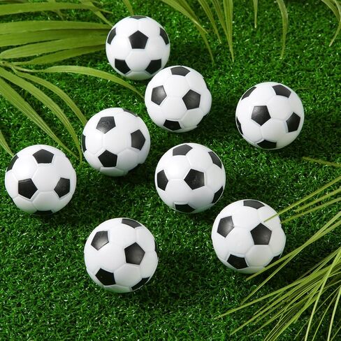 8PCS Foosball Balls Replacement Parts, 1.42 Inch Table Soccer Foosballs Table Balls Mini Small Soccer Accessories for Game Adults Parties Clubs in Saudi Arabia