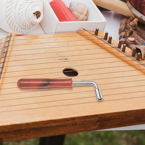 Zerodeko Professional Dulcimer Tuning Wrench Tone Tool Instrument Accessory for Models Reliable Musician Hand Tool for Precise Sound Tuning in Saudi Arabia
