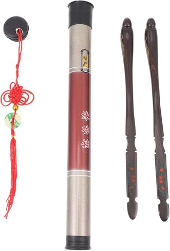 Ebony Bird Dulcimer Practice Hammers with Portable Storage Bucket Lightweight Mallets for Yangqin Dulcimer Supplies Professional Beginner Friendly Instrument Accessory in Saudi Arabia