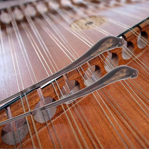 Ebony Bird Dulcimer Practice Hammers with Portable Storage Bucket Lightweight Mallets for Yangqin Dulcimer Supplies Professional Beginner Friendly Instrument Accessory in Saudi Arabia
