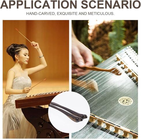 Ebony Bird Dulcimer Practice Hammers with Portable Storage Bucket Lightweight Mallets for Yangqin Dulcimer Supplies Professional Beginner Friendly Instrument Accessory in Saudi Arabia