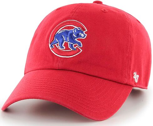 47 Brand MLB Alternate Color Primary Logo Clean Up Adjustable Baseball Cap Hat, Adult One Size Fits All in Saudi Arabia