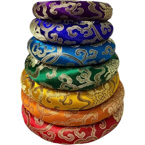 7 Pieces Handmade Singing Bowl Cushion Set, Singing Bowl Accessory Pillow Pad for 6-12 Inch Tibetan Crystal Sound Bowl in Saudi Arabia