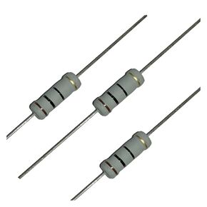 10 5W 5٪ مقاومات فيلم الكربون 2R2 22R 220R 2K2 22K 220K 2.2 22 220 RK أوم 1R-1M 2.2R 2.2Ohm 22Ohm 220Ohm 2.2KOhm 22KOhm (CF 5W 390R 10 قطعة) in Kuwait