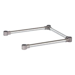 DuraSteel Open Base Work Table Bracing - 24 x 24 Inch Table Stabilizing Leg Cross Braces - Fits Commercial Food Prep Stainless Steel or Maple Wood Worktable in Kuwait