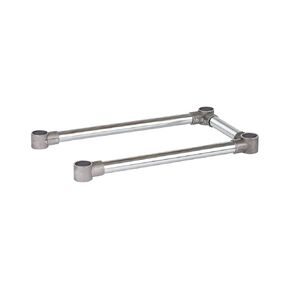 DuraSteel Open Base Work Table Bracing - 24 x 12 Inch Table Stabilizing Leg Cross Braces - Fits Commercial Food Prep Stainless Steel or Maple Wood Worktable in Kuwait