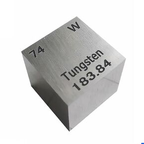 Tungsten Cubes Metal Density Cubes Pure 99.95% for Element Collections Lab Experiment (W 0.39Inch) in Kuwait