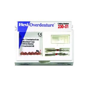 230-01 Flexi-Overdenture Posts #1 Red Stainless Steel in Kuwait