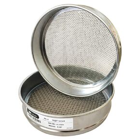 Economy Test Sieve #5 / 4mm Mesh Size,304 Stainless Steel Wire Cloth, Chorme Plating Frame, 8" Diameter Sieve in Saudi Arabia