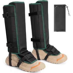 واقيات ساق الثعبان، واقيات مقاومة للثعبان للمشي لمسافات طويلة للرجال والنساء أسفل الساقين، ترقية واقية لدغة الثعبان قابلة للتعديل للصيد والمشي لمسافات طويلة والعمل في المزرعة in Kuwait