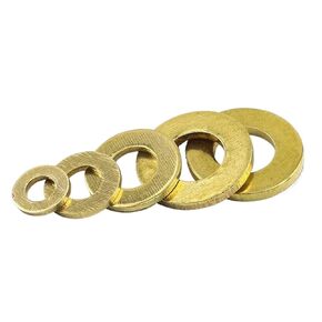 washers, Brass Flat Washer Sealing Rings Metric M2-M16 Pack of 5 to 100 Pcs(M10x20x1.2 20pcs) in Kuwait