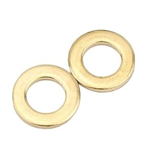 غسالات، حلقات إغلاق نحاسية مسطحة من M2 إلى M24، عبوة من 100 قطعة (M4x12x1mm (30 قطعة)) in Kuwait