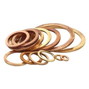 غسالات، حلقات إغلاق نحاسية مسطحة M27x35x2 وM30x38x1.5 10 قطع (4 قطع M27x35x2) in Kuwait