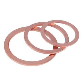 غسالات، حلقات إغلاق نحاسية مسطحة من النحاس لقابس حوض الزيت M5 إلى M60 مجموعة متنوعة (M16x22x1.5mm 20 قطعة) in Kuwait