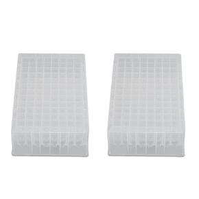 Estink 10 Pieces Deep Well Plate, 2.2mL Capacity, Polypropylene Storage Microplates for ID Systems and Automated Pipetting Systems in Kuwait