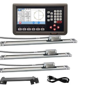 آلة طحن Bridgeport 9X42 طاولة 3 محاور DRO قراءات رقمية بدقة 1um مع مقياس مغناطيسي لختم IP67 لآلة الطحن 12x16x30 بوصة للسفر in Kuwait