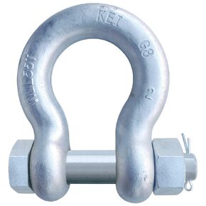1/2 "G2140 درجة 80 HDG سبيكة مرساة تكبل Clevis بولت صامولة WLL 7260 LBS / 3.3 T قوة كسر 36300 LBS in Kuwait