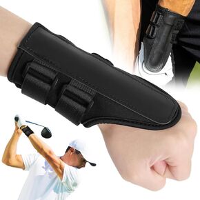 Wrist Trainer Pro, Adjustable Golf Wrist Brace for Left/Right Handed, Golf Swing Training Aid to Correct Wrist Angle & Develop Muscle Memory for Beginner, Significantly Improved Stability in Kuwait