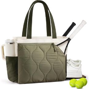 Sucipi Tennis Gym Bag for Women - Tennis Tote Bag Holds 2 Rackets with Shoe Compartment & Wet Pocket, Water-Resistant Duffel Bags fits up to 15.6" Laptop for Travel in Saudi Arabia
