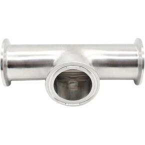 1.5" (TC50.5mm) and 2" (TC64mm) short flat tee food grade pipe tee SS304/316L stainless steel(1.5 inch,SS304) in Kuwait