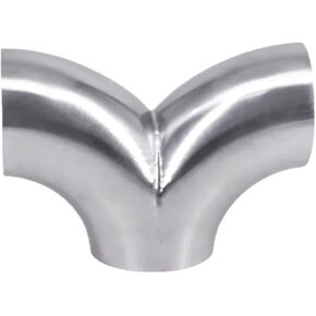 Size 19-104mm Pipe OD Butt Weld Y-Shaped 3 Way Elbow SUS 304 Stainless Pipe Fitting Splitter(25mm OD) in Kuwait