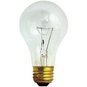 Osram Sylvania 12498 Sylvania Super Saver Incandescent Sign Lamp A21, 69W, 130V, Medium Brass, Clear, Traffic Signal, Plastic, 6.1" x 6.1" x 16.6" (Pack of 24) in Saudi Arabia