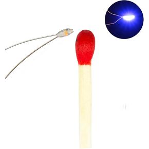 20 Pcs Micro LED, Tiny Led Lights for Crafts, RGB Slow Flashing Mini LED, SMD led 0603, Soldered Micro Litz Wired Leads, Multi-Resistor, Suitable Used in Any Small Model, Cosplay, Tight Space Lighting in Saudi Arabia
