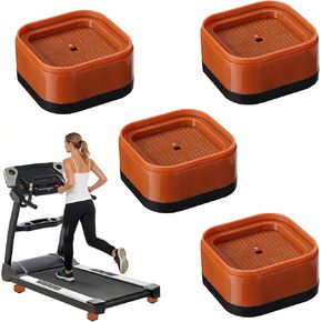 4pcs Treadmill Incline Riser Blocks, Walking Stackable Height Adjustable Incline Blocks Pad Attachment Non-Slip Upgrade Ramp for Home Gym Leveling & Uphill Workout Treadmill Accessories in Kuwait