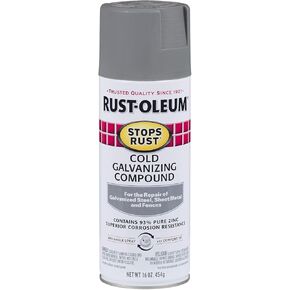 RUST-OLEUM COld Galvanizing Compound, Grays Flat Silver , 16oz. - 7785-830 in Kuwait