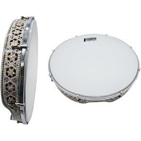 Products The 16'' Gawharet El Fan Super Professional Egyptian Mosaic Mop Bandir With Advance Tuning Lugs (BANS11) in Kuwait