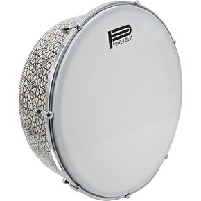 The 16'' Gawharet El Fan Professional Mother Of Pearl Bandir Dof With advanced Tuning Lugs/Daf (DOFS13) in Kuwait