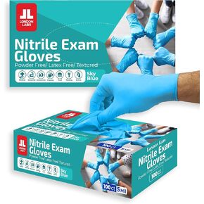 Cobalt Blue 5 Mil Nitrile Exam Gloves Disposable Latex Free | Medical Rubber Gloves for Doctors, EMT, First Aid Kit, Food Service & Cleaning | Bulk Case of (1000 CT) in Kuwait