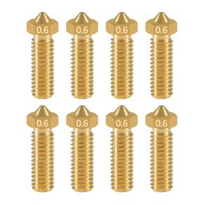 Aokin 3D Printer Brass Nozzle for Volcano Nozzle, 8 Pcs 0.8mm Brass Nozzles for Anycubic Vyper, Kobra Max, Kobra Plus, 1.75mm Filament 3D Printer in Kuwait