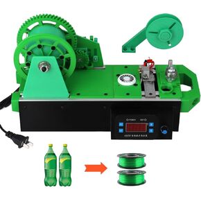 ماكينة صنع خيوط الطباعة ثلاثية الأبعاد، صانع خيوط الطابعة ثلاثية الأبعاد لسطح المكتب مع شاشة رقمية، درجة الحرارة/السرعة قابلة للتعديل، إعادة تدوير الزجاجة البلاستيكية PET إلى خيوط طباعة ثلاثية الأبعاد (برتقالي) in Kuwait