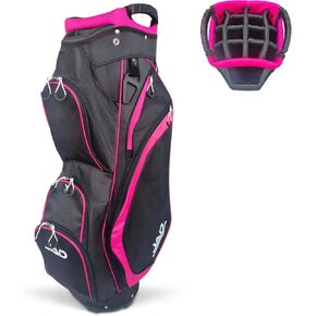 JAD Lightweight Womens Golf Bag, Golf Cart Bag with Dual Handles for Women/Ladies, 14-Way Full-Length Top Dividers, Large Putter Well, Ultra Lightweight, Large Pockets for Accessories in Kuwait