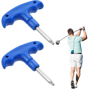 2 Pcs Golf Driver Tool,Driver Tool,Golf Torque Wrench,Driver Adjustment Tool,Golf Wrench,Golf Torque Club Wrench Tools,Stainless Steel Driver Tool For Club Shaft Adapter,Easy To Carry in Kuwait