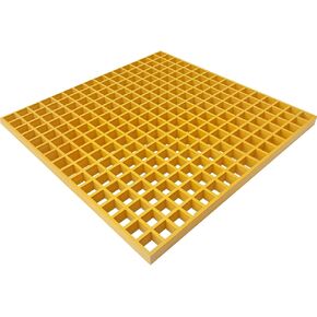 Fiberglass Molded Grating - 1.5''x1.5''x1.5'' Fiberglass Bar Grille Plate, Heavy Duty FRP Industrial Square Grate Panel for Car Wash, Decks, Stairs, and Garage (1.64'x1.64') in Kuwait