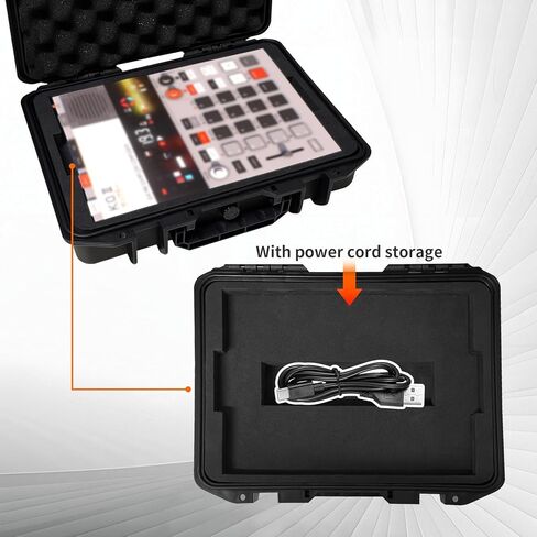 Hard Shell Case for Teenage Engineering EP-133 K.O. II/EP-1320, Hard Shell Travel Carrying Storage Case Equipped with Comfort Handle with Customizable Foam in Kuwait