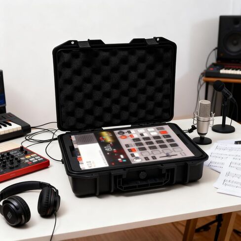 Hard Shell Case for Teenage Engineering EP-133 K.O. II/EP-1320, Hard Shell Travel Carrying Storage Case Equipped with Comfort Handle with Customizable Foam in Kuwait