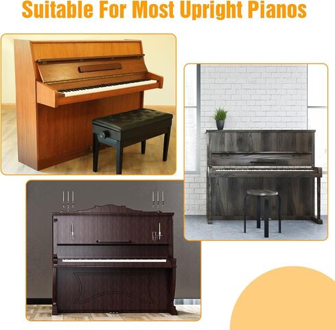 Upright Piano Cover,Piano Keyboard Full Covers Cloth All-Black Dust Cover Silver-coated Oxford Fabric Pet Paw Protector,Dustproof Waterproof, Sunproof-Reusable Washable Universal in Saudi Arabia