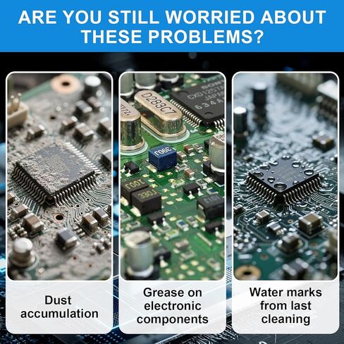 JAOJAO 250ml Electronic Contact Cleaner, Circuit Board Cleaner Fast Drying Precision Electronics Cleaning for Circuit Boards Appliance Control Boards Switches & Connectors, Transparent in Kuwait