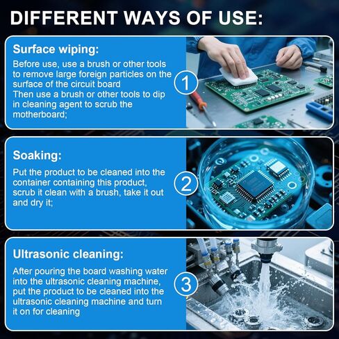 JAOJAO 250ml Electronic Contact Cleaner, Circuit Board Cleaner Fast Drying Precision Electronics Cleaning for Circuit Boards Appliance Control Boards Switches & Connectors, Transparent in Kuwait