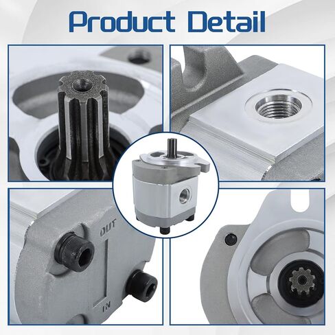 WFLNHB 96193GT 96193 Function Pump Hydraulic Gear Pump Replacement for Lift GR-12 GR-08 GS-1930 GS-1530 GS-1532 GS-1932 GR-15 GR-20 QS-12W QS-15W QS-20W TMZ-50/30 TZ-50/30 in Saudi Arabia