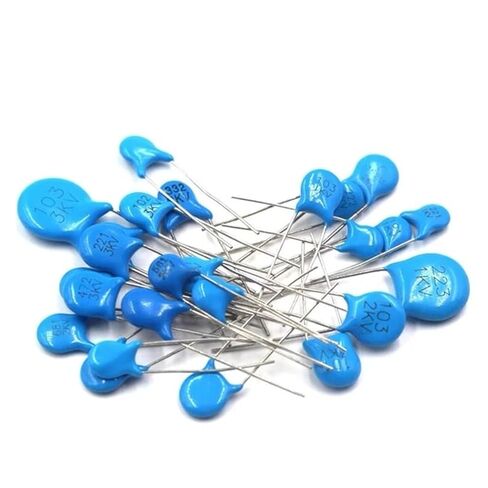 20 مكثفات سيراميك 3KV 2KV 1KV 5PF 10PF 20PF 22PF 27PF 30PF 47PF 100PF 220PF 1NF 2.2NF 3.3NF 4.7NF 10NF 22NF(3KV 18PF) in Kuwait