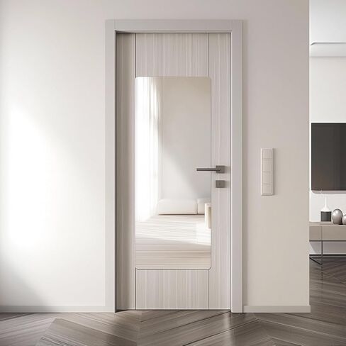 ورقة مرآة ذاتية اللصق من الأكريليك للجدار، بلاط مرآة بلاستيكي غير زجاجي لسلامة الأطفال للجدار مقاس 20 × 57 بوصة 4 قطع in Kuwait