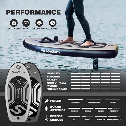 Hydrofoil Board for Surfing Inflatable Hydrofoil Surfboard Non Electric Inflatable Wingfoil Board Wakeboard SUP Paddle Board Hydrofoil Board Surfboard in Saudi Arabia