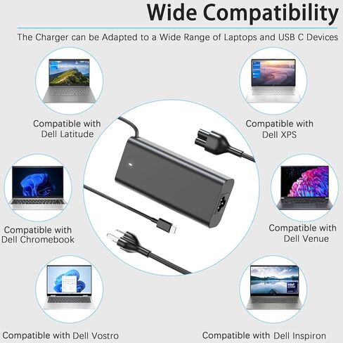 150w ac Adapter Laptop Charger for Dell Alienware M14x M15x, Dell Inspiron 5150, 5160, 9100, 9200, Precision M90, M6300, M6400,Dell Precision M90 M6300 M6400 XPS Gen 2 M170 in Kuwait