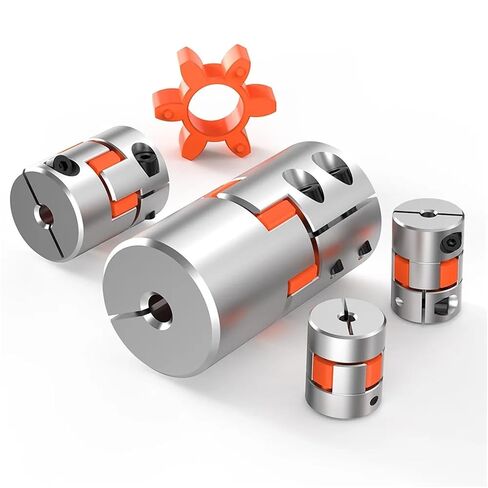 10pcs D35L60 Aluminium Plum Shaft Flexible Coupler 3 Jaws Elastic Spider Motor Encoder Coupling 8/9/10/11/12/14/16/18/20 mm(10x15) in Saudi Arabia